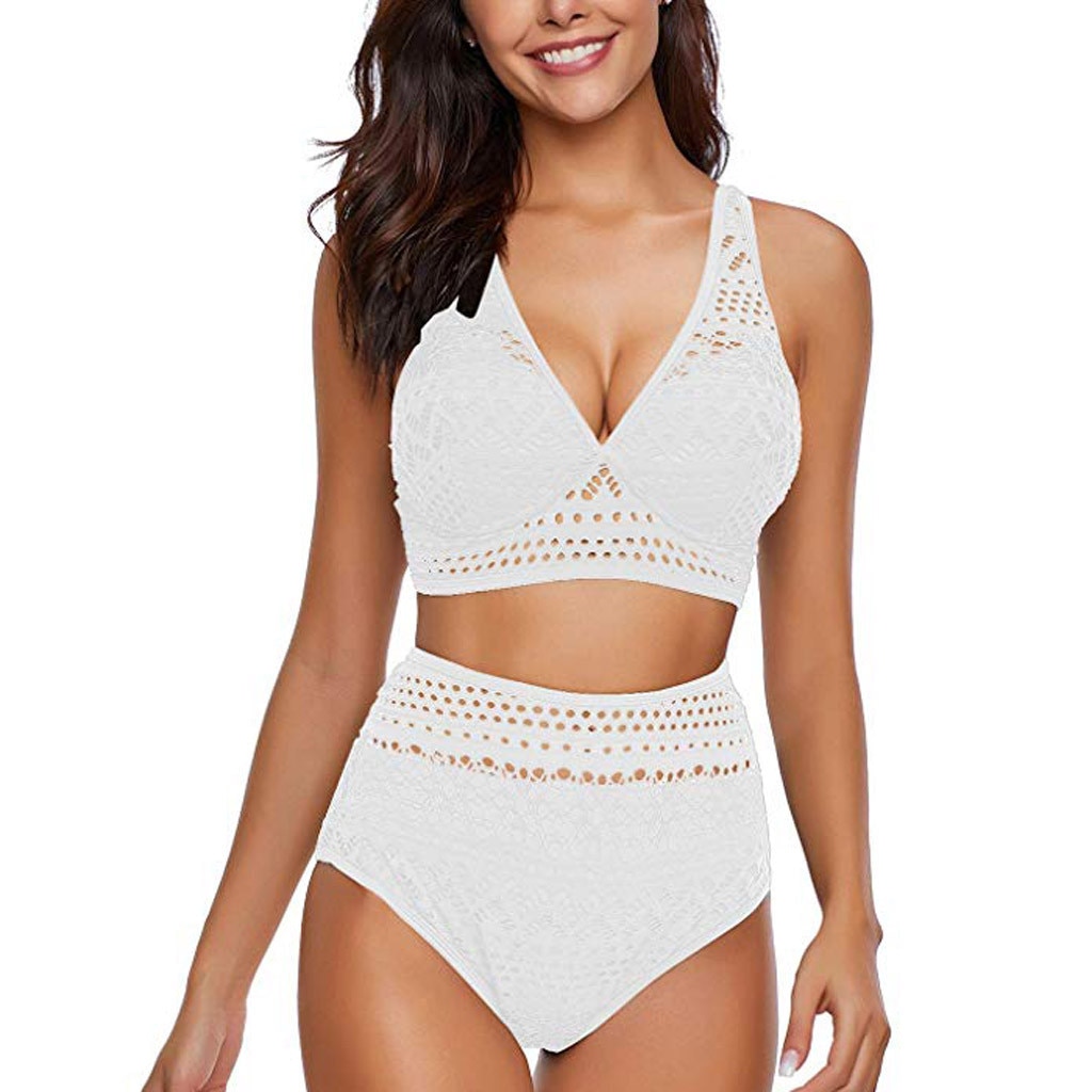 Crochet Lace Swimsuit - Image 2