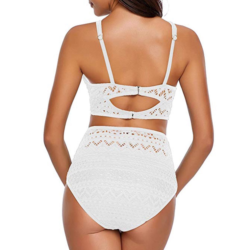 Crochet Lace Swimsuit - Image 3