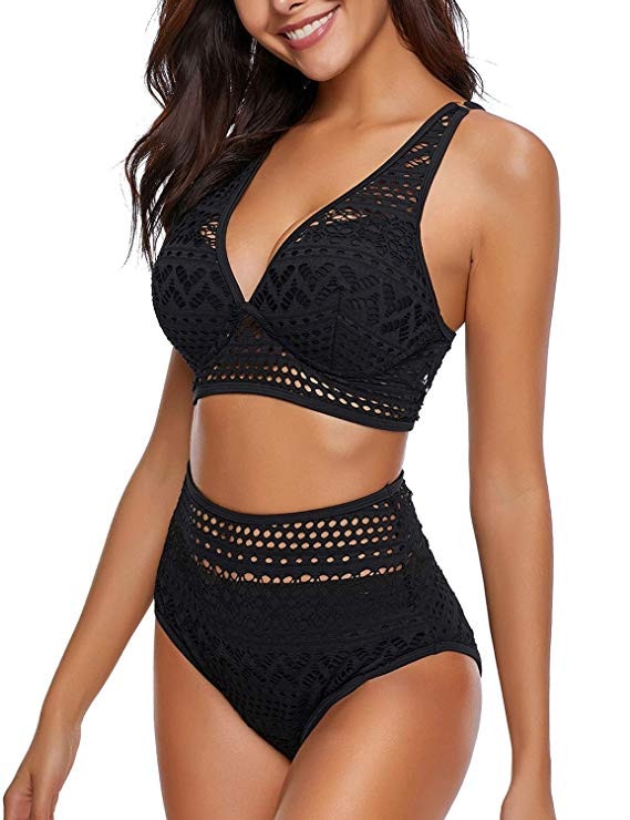 Crochet Lace Swimsuit