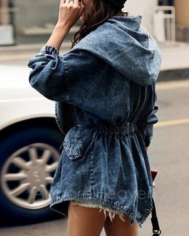 Vintage Denim Ripped Jackets