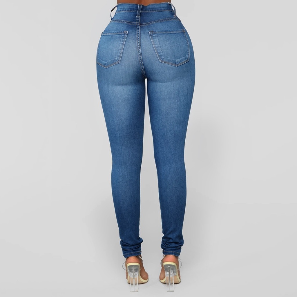 Vintage Skinny Fit Washed Jeans - Image 2