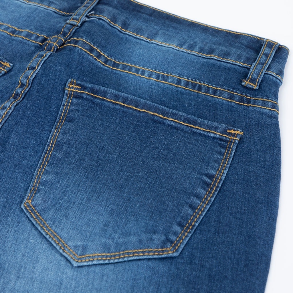 Vintage Skinny Fit Washed Jeans - Image 3