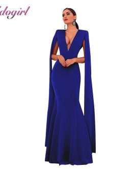 Elegant Deep V Neck Dress