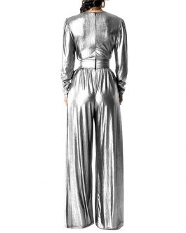 Elegant Glitter Party Jumpsuit