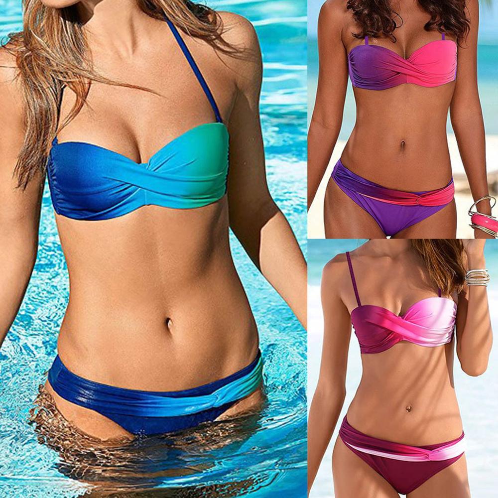 Gradient Print Bikini