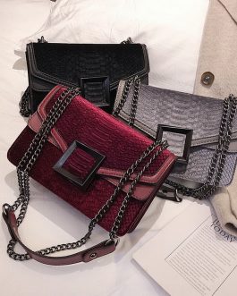 Luxury Serpentine Pattern Bag