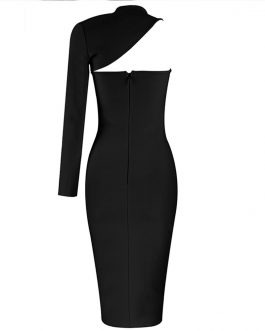 One Shoulder Bandage Dress