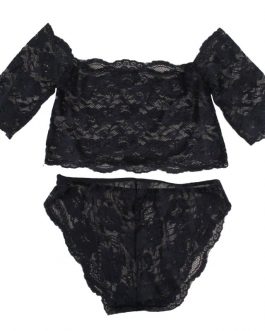 Sexy T-pants Romantic Lace Bra Set