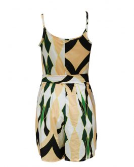 Overall Print Bohemian Rompers