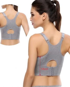 Push Up Gathering Yoga Sports Bra