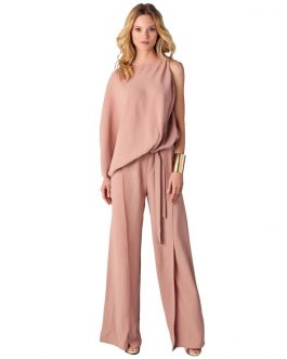 Elegant Single Sleeve Jumpsuit