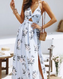 Sexy Boho Style Split Beach Dress
