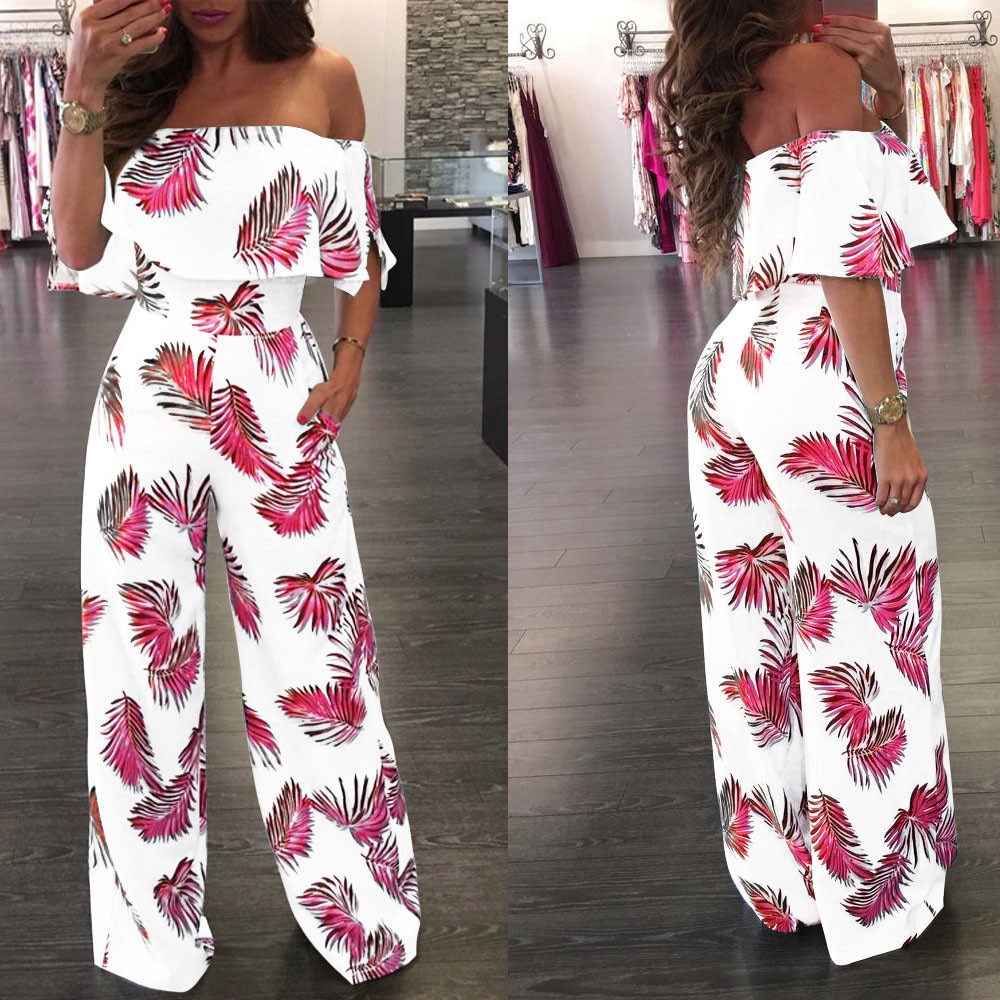 Vintage Boho Beach Jumpsuit - Image 2