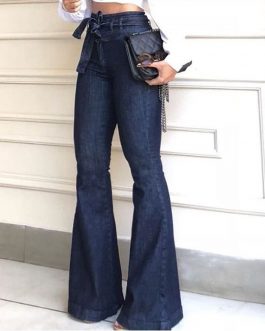 Wide Leg Denim Jeans