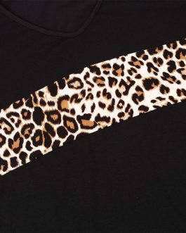 Leopard T Shirt Vogue Vintage Top
