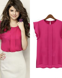 Elegant Office Lady Chiffon Shirt