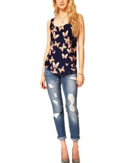 Butterfly Tanks Sleeveless Top