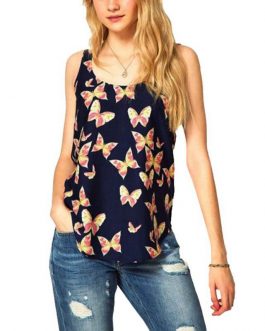 Butterfly Tanks Sleeveless Top