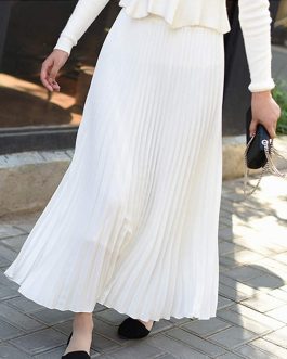 Vintage Elegant Pleated Skirts