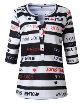 Enjoy Your Life Printed Shirt