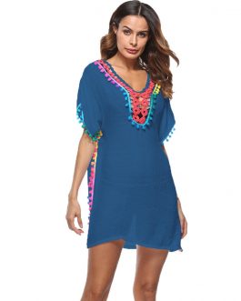 Stylish Tassel Beach Cover Up