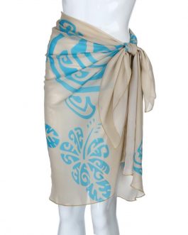 Leaf Print Shawl Beach Wrap