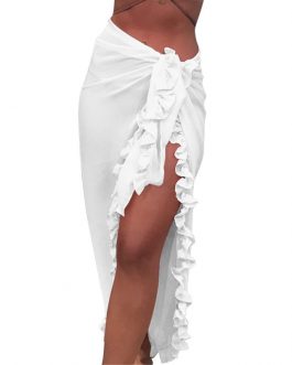Beach Skirt Ruffles Sarong